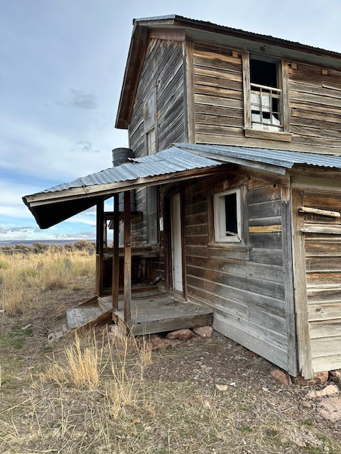 Grandmother Barry’s I can hear the cowboy boots on the back steps (creative writing idea) as they stop at the sink to wash up (creative writing idea) before going to Grandmother Barry’s table for their supper with the family. My husband remembers eating with them as a little boy.